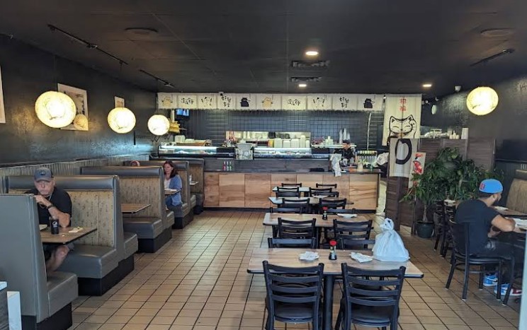Mochi Sushi dining room and sushi bar